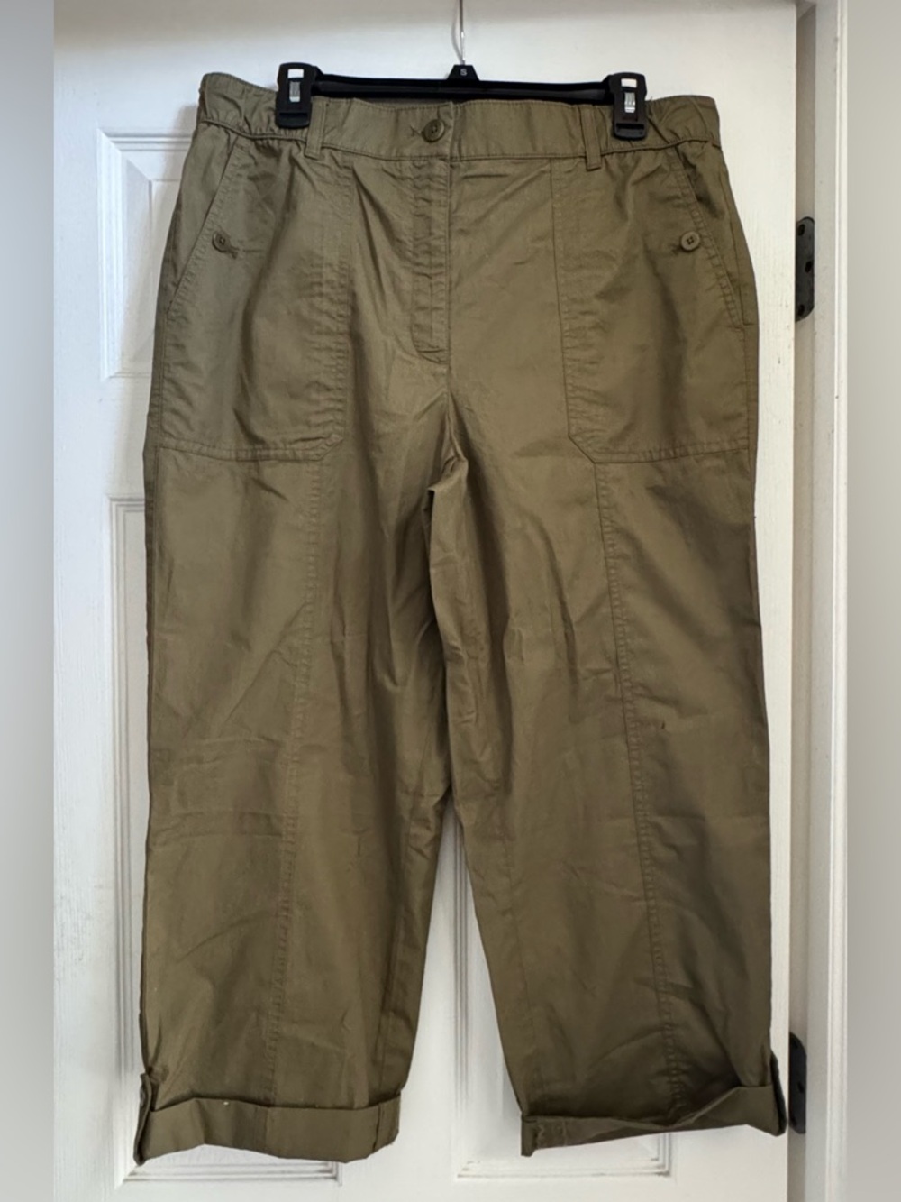 NWT Talbots Olive Utility Pants
